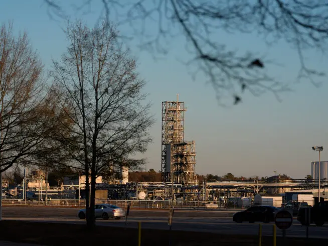 The Chemours Company, Fayetteville Works in White Oak, North Carolina, on Tuesday, Dec. 9, 2025.