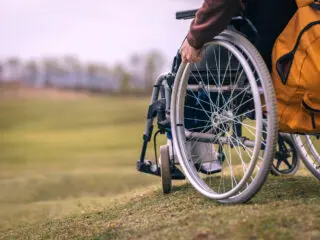 Person in wheelchair